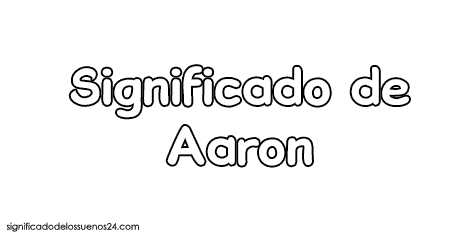 significado de aaron